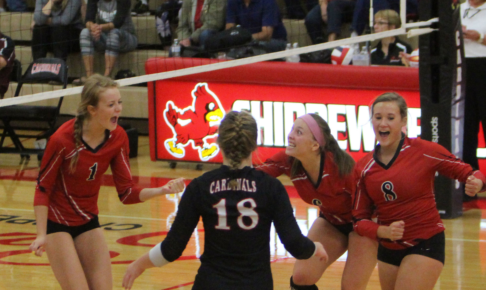 Menomonie at Chi-Hi volleyball 9-6-18